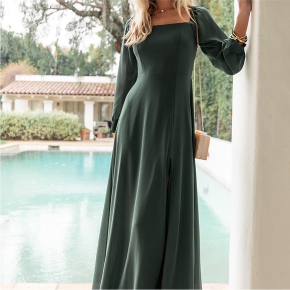 Baltic Born Giselle Evergreen Maxi Dress, Size Large - Picture 2 of 16